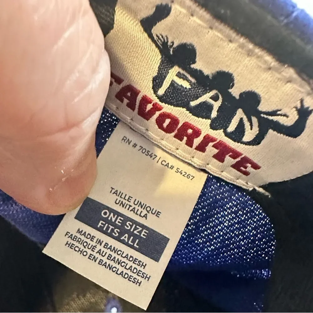 NWT Fan Favorite- Texas Rangers Blue Adjustable Baseball Cap